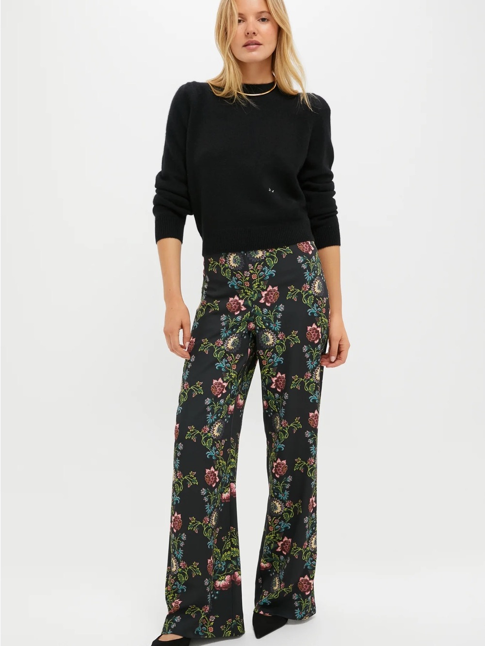 Tuckernuck Midnight Moonflower Drapey Twill Erin Pants
